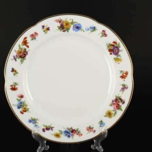 Болеро Весенний букет Набор тарелок Royal Czech Porcelain 25 см farforhouse