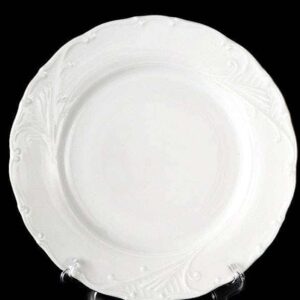 Лиана Белый узор Набор тарелок MZ 25 см farforhouse