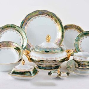 Зеленая Паутинка AL Столовый сервиз Royal Porcelain на 6 персон 29 предметов farforhouse
