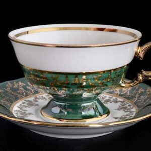 Зеленая Паутинка AL Набор чайных пар Royal Porcelain 220 мл farforhouse
