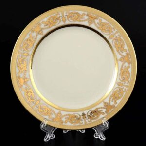 Constanza Crem Imperial Gold Набор тарелок Falkenporzellan 17 см farforhouse