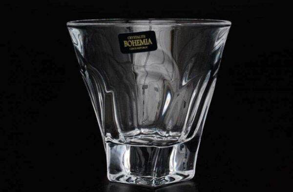 APOLLO Набор стаканов для виски Crystalite Bohemia 230 мл farforhouse