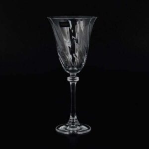 ALEXANDRA Набор витых бокалов для вина Crystalite 250 мл farforhouse