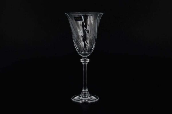 ALEXANDRA Набор витых бокалов для вина Crystalite 250 мл farforhouse