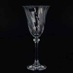 ALEXANDRA Набор витых бокалов для вина Crystalite 185 мл farforhouse
