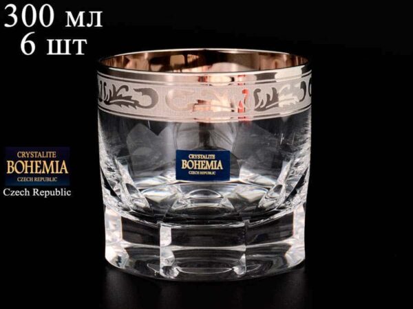 ROMANA Набор стаканов для виски Crystalite Bohemia 300 мл farforhouse