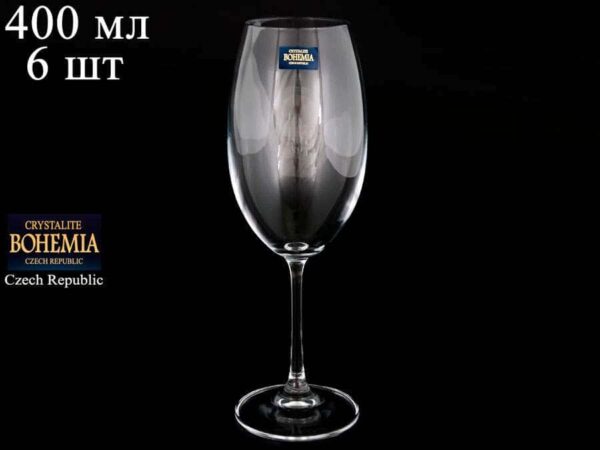 BARBARA  Набор бокалов для вина Crystalite 400 мл 33183 farforhouse