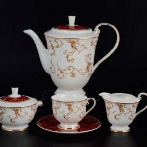 Престиж red Чайный сервиз Royal Classics на 6 персон 17 предметов farforhouse