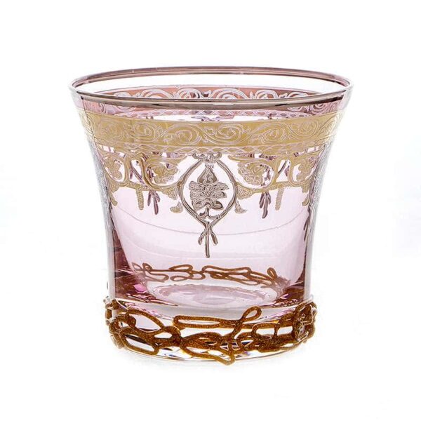 Алессия розовая Набор стаканов для виски Decotech 250 мл.6 шт. farforhouse