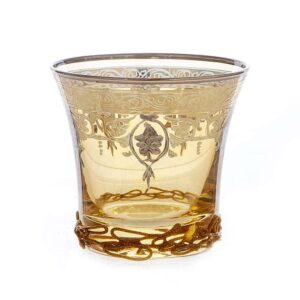 Алессия желтая Набор стаканов для виски Decotech 250 мл.6 шт. farforhouse
