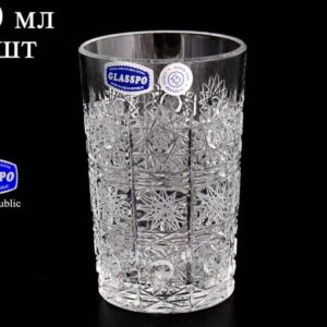 Glasspo  Набор стаканов для воды 180 мл из хрусталя farforhouse