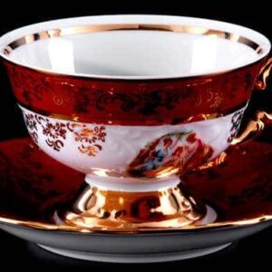 Мадонна красная Набор для чая Bavarian Porcelain на 6 перс. farforhouse