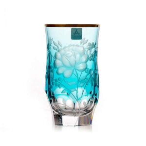 Примерозе Голд Набор стаканов для воды Arnstadt Crystall 300 мл farforhouse