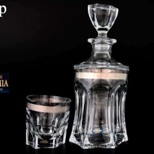 ACAPULCO Набор для виски Crystalite Bohemia 7 предметов farforhouse
