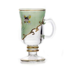 Лепка зеленая Набор стаканов для чая Bohemia на 6 перс.. farforhouse