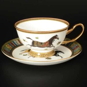 Лошади Набор чайных фарфоровых пар Royal Classics farforhouse