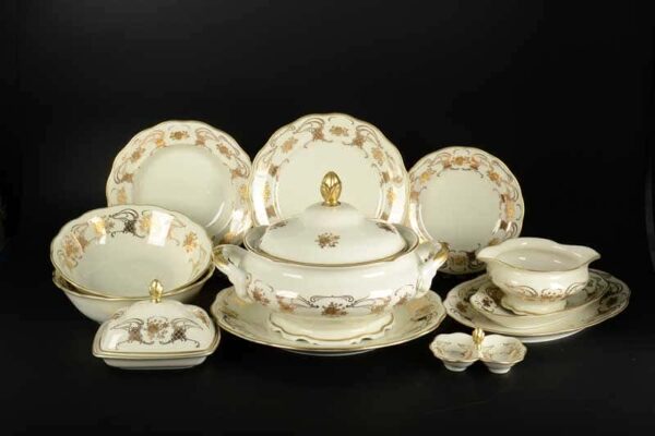 Столовый сервиз Royal Porcelain на 6 персон 28 предметов слоновая кость farforhouse