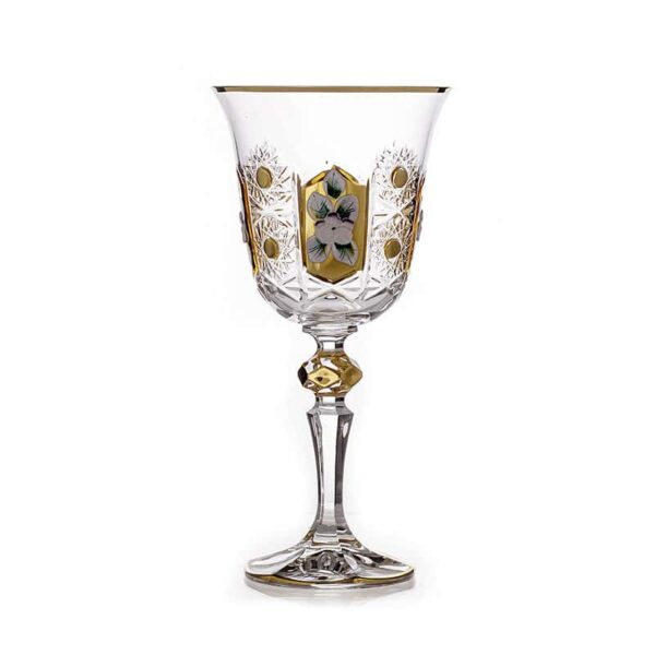 Хрусталь с золотом Набор для вина Glasspo 170 мл. 6 шт. farforhouse