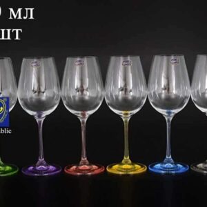 Арлекино Набор бокалов для вина Bohemia Crystal 350 мл (6 шт) farforhouse