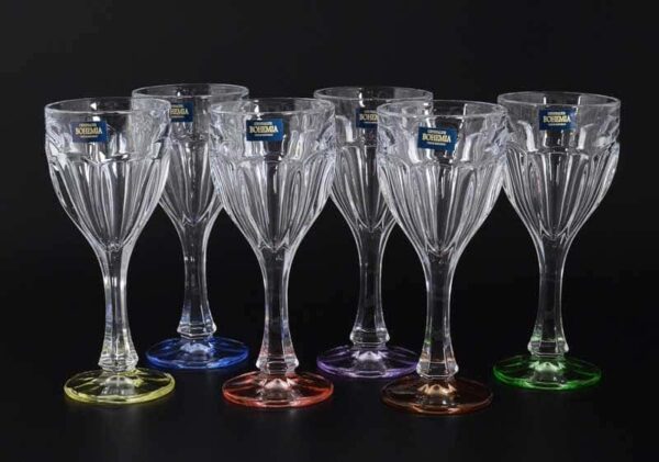 Сафари Ассорти Набор бокалов для вина Crystalite 190 мл (6 шт) farforhouse