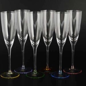 Арлекино SUZANNE Набор фужеров для шампанского Crystalite 180 мл (6 шт) farforhouse