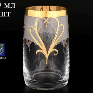 Клаудия Эксклюзив Каро Набор стаканов для воды 250  мл Bohemia Crystal (6 шт) farforhouse