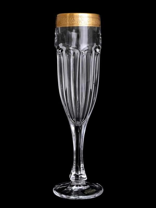 Сафари голд C-T Фужер для шампанского 150 мл Crystalite farforhouse
