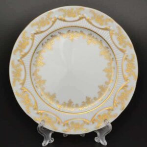 Venezie Redrose Polirgold Набор тарелок Бавария 19 см (6 шт) farforhouse