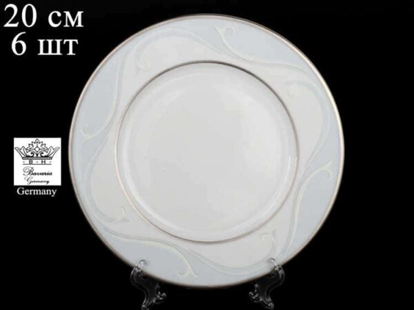 Verona Blue Набор тарелок Bavarian Porcelain 20 см 6 шт. farforhouse