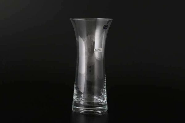 Кристалекс Недекорированное стекло Ваза для цветов иксовка Bohemia Crystal 23 см farforhouse