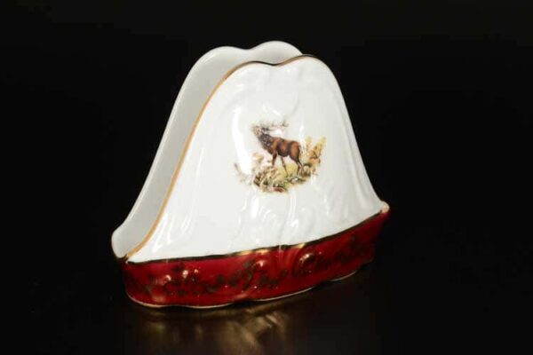 Царская Красная Охота Салфетница Royal Czech Porcelain (6 шт) farforhouse