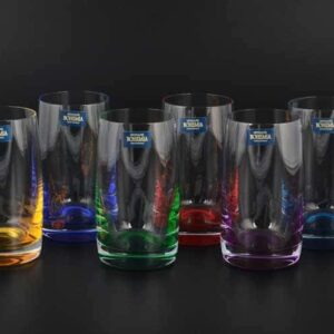 Идеал Арлекино Набор стаканов для воды Crystalite 250 мл (6 шт) farforhouse