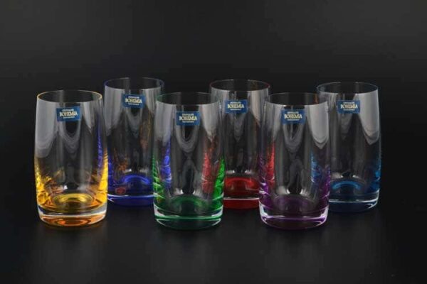 Идеал Арлекино Набор стаканов для воды Crystalite 250 мл (6 шт) farforhouse