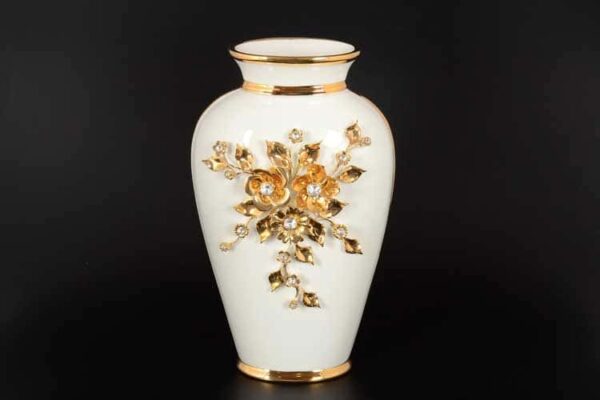 Цветы Ваза для цветов Bruno Costenaro с кристаллами с золотом d-20