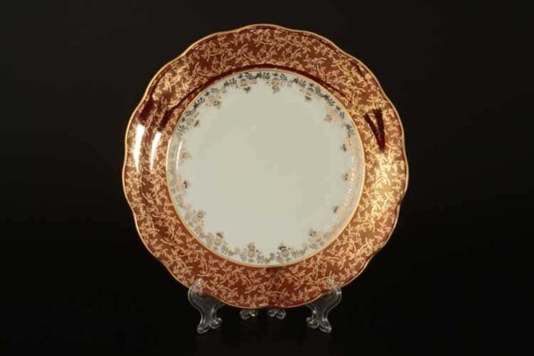 Красная паутинка б/т AL Набор тарелок Royal Porcelain 21 см из 6 штук farforhouse