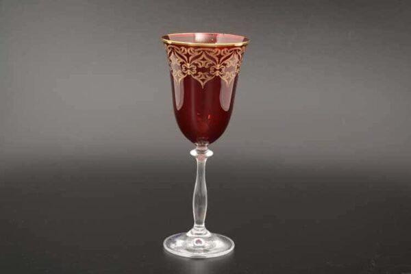 Кристалекс красный Набор бокалов для вина Bohemia Crystal (6 шт) farforhouse