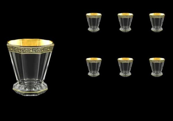 Версаче Глава Лаура Набор стаканов для виски 6 шт 310 мл Astra Gold farforhouse