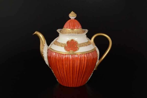 CATTIN красный Чайник из фарфора farforhouse