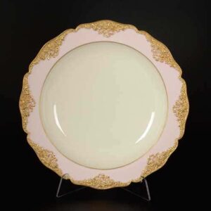 CATTIN розовый Набор тарелок из фарфора 26 см (6 шт) farforhouse