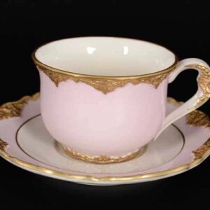 CATTIN розовый Набор чайных пар (1 пара ) из фарфора farforhouse