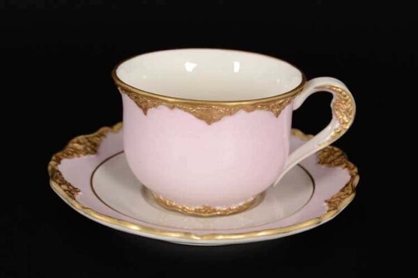 CATTIN розовый Набор чайных пар (1 пара ) из фарфора farforhouse
