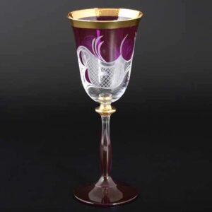 E-S 120 розовый Набор бокалов для вина Bohemia 185 мл E-V farforhouse