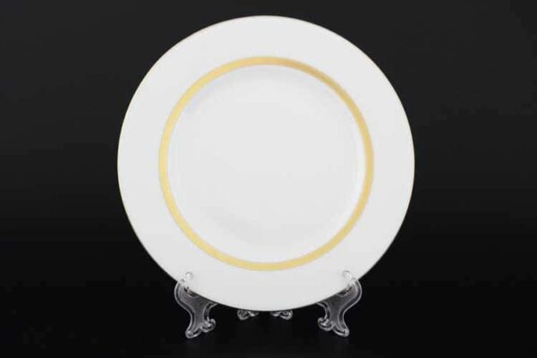 Корона Goldie Набор тарелок фарфоровых 18 см QC (6 шт) farforhouse