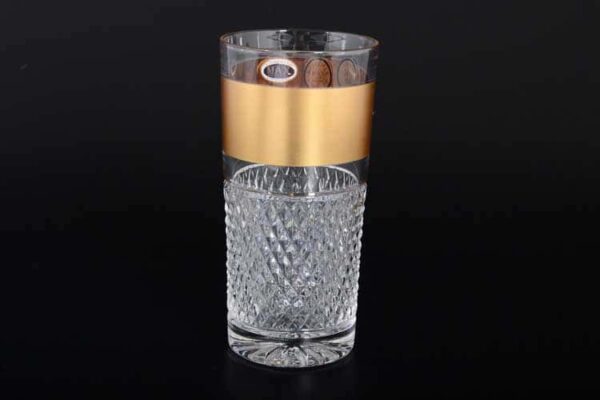 Max Crystal Золото матовый Набор стаканов для воды 350 мл (6 шт.) farforhouse
