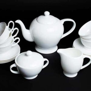 Белый Чайный сервиз Rulanda на 6 персон 15 предметов farforhouse