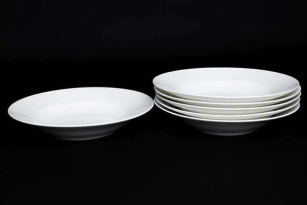Белый Набор тарелок 6 шт. 23 см (суп) Rulanda farforhouse