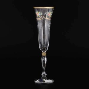Виктория Кристалекс 935 Набор фужеров для шампанского 180 мл Bohemia Crystal (6 шт) farforhouse