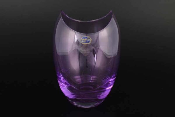Gondola Кристалекс Цветочница фиолетовая Bohemia Crystal 18х12 см farforhouse