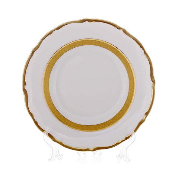 Лента золотая матовая 2 Набор тарелок Bavarian 24 см farforhouse