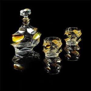 POCKER Комплект для виски: графин + 2 стакана
